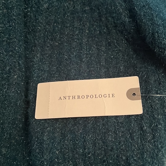 NWT Anthropologie Sleeping On Snow Teal Cardigan - Picture 8 of 11
